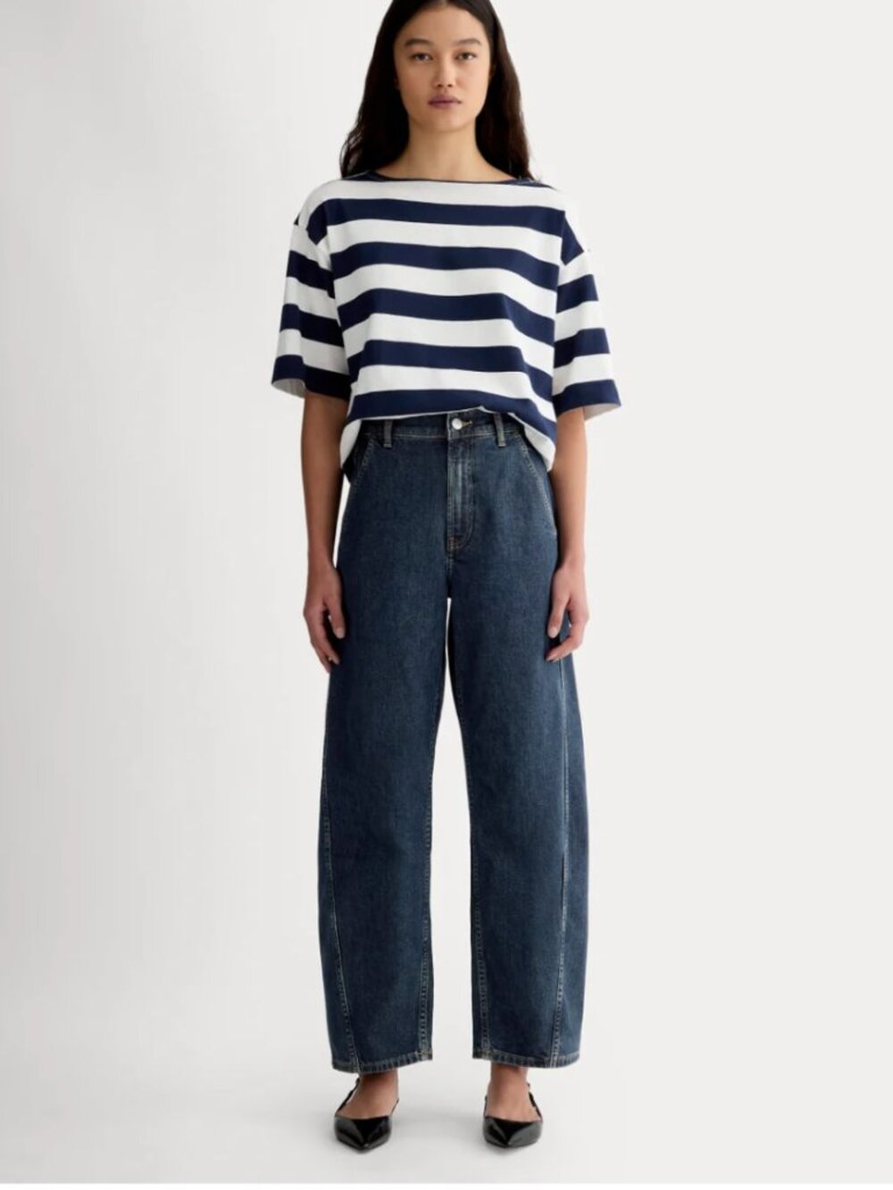 NWT Everlane The Way-High® Twist Curve Jean Indigo Rinse 28 - Picture 1 of 11